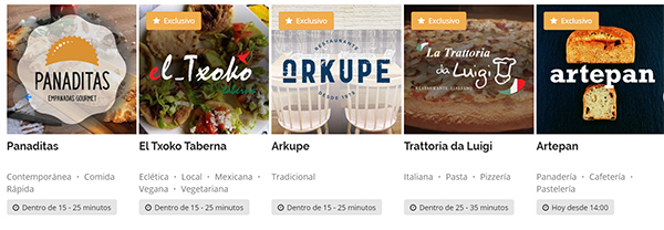 Plataformas de reparto de comida. Alternativas a Glovo